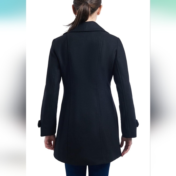 Anne Klein Women's Classic Double Breasted Coat size S New - Picture 4 of 10